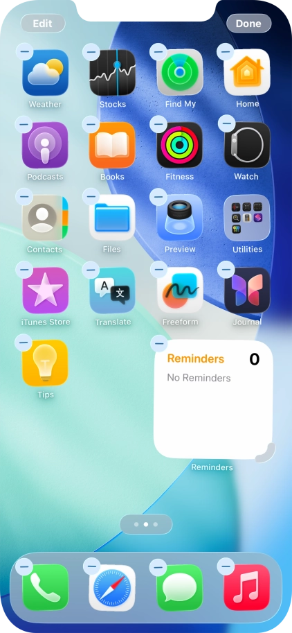 Press Done. Press Done.