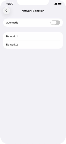 If you turn off the function, press the required network. If you turn off the function, press the required network.
