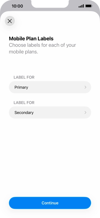 Press Continue. Press Continue.