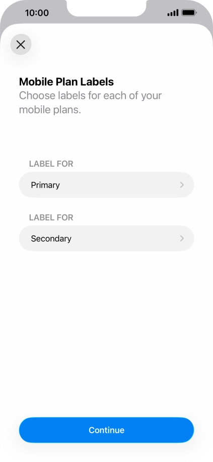 Press Continue. Press Continue.