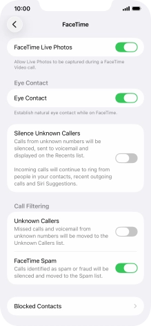 Press the indicator next to Press the indicator next to