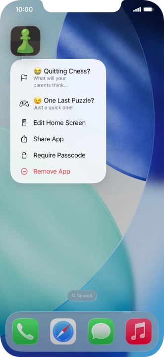 Press Require Passcode. Press Require Passcode.