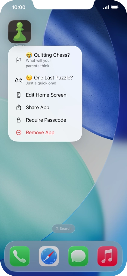 Press Require Passcode. Press Require Passcode.
