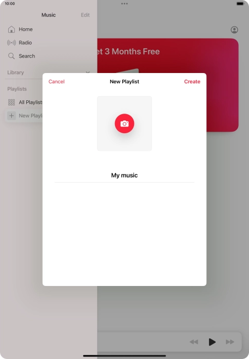 Press Create. Press Create.