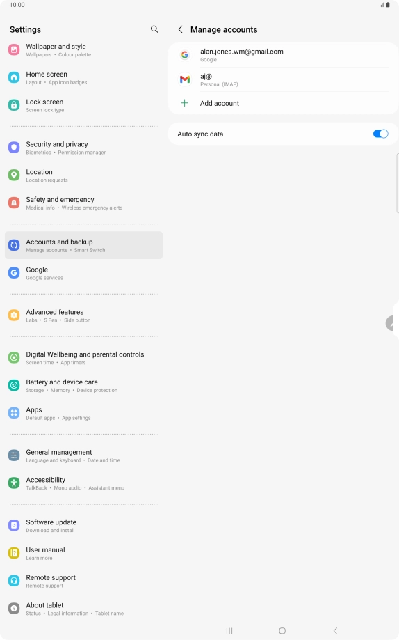 Press the Home key to return to the home screen. Press the Home key to return to the home screen.