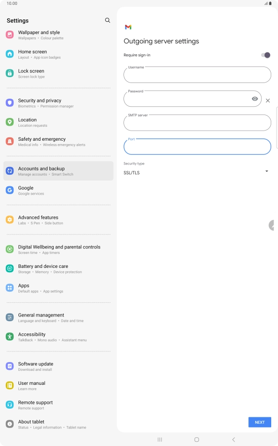Press NEXT. Press NEXT.