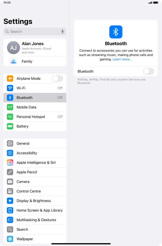 Press the indicator next to Press the indicator next to