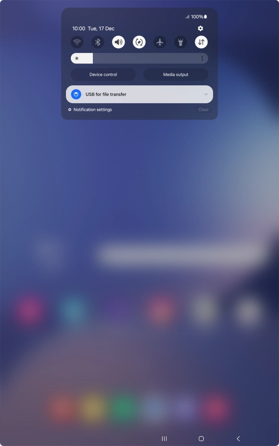 Press the drop down list. Press the drop down list.