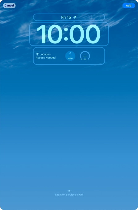 To customise the way the lock screen date is displayed, press the date widget and follow the instructions on the screen to select the required widget display mode. To customise the way the lock screen date is displayed, press the date widget and follow the instructions on the screen to select the required widget display mode.