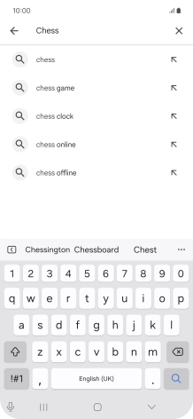 Key in the name or subject of the required app and press the search icon. Key in the name or subject of the required app and press the search icon.
