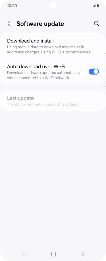 Press Download and install. If a new software version is available, it's displayed. Follow the instructions on the screen to update the phone software. Press Download and install. If a new software version is available, it's displayed. Follow the instructions on the screen to update the phone software.