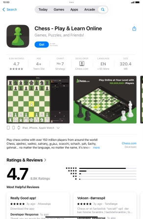 Press Get and follow the instructions on the screen to install the app. Press Get and follow the instructions on the screen to install the app.