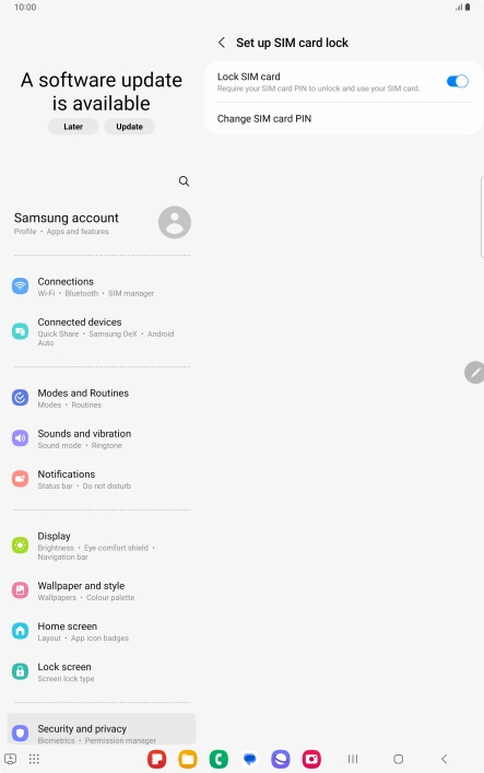 Press the indicator next to Press the indicator next to