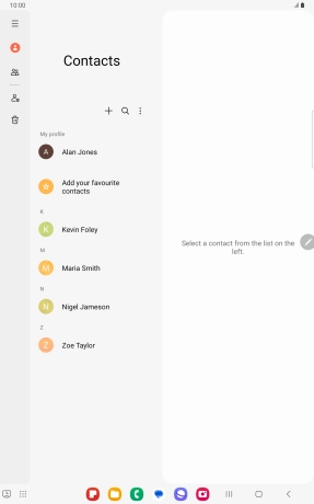 Slide your finger right starting from the left side of the screen. Slide your finger right starting from the left side of the screen.
