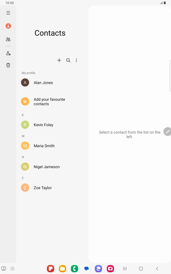 Slide your finger right starting from the left side of the screen. Slide your finger right starting from the left side of the screen.