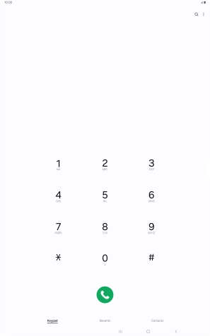 Press the menu icon. Press the menu icon.