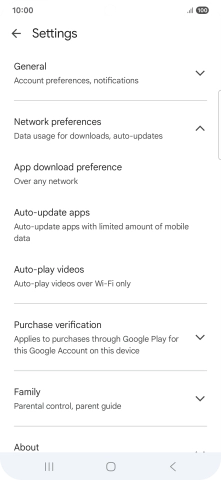Press Auto-update apps. Press Auto-update apps.