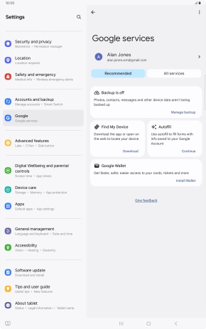 Press Find My Device. Press Find My Device.