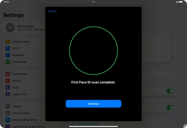 Press Continue. Press Continue.