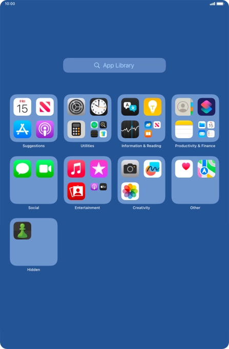 Press and hold the required app. Press and hold the required app.