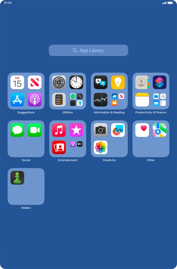 Press and hold the required app. Press and hold the required app.