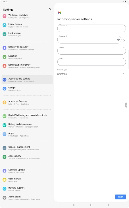 Press the field below Press the field below