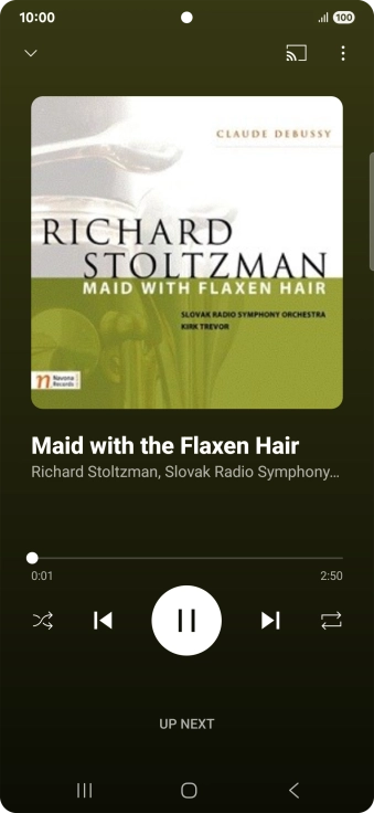 Press arrow right to go to the next audio file. Press arrow right to go to the next audio file.