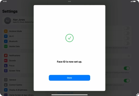 Press Done. If you haven't previously selected a lock code, key in a code of your own choice twice. Press Done. If you haven't previously selected a lock code, key in a code of your own choice twice.