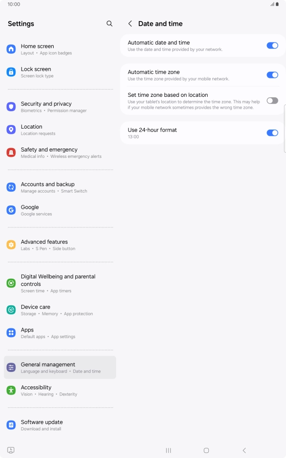Press the Home key to return to the home screen. Press the Home key to return to the home screen.