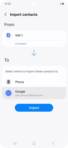 Press Import. Press Import.