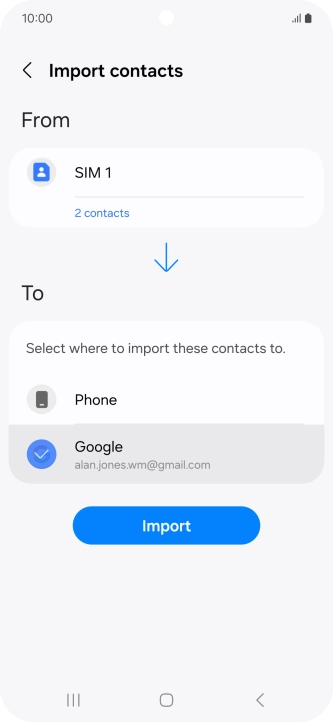 Press Import. Press Import.