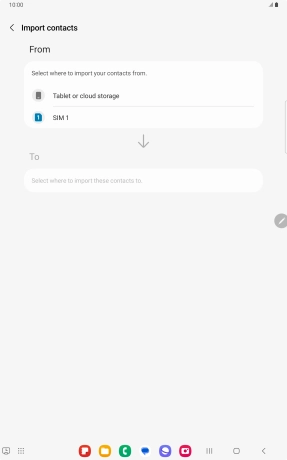Press the name of the SIM. Press the name of the SIM.