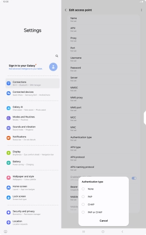 Press PAP. Press PAP.