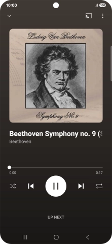 Press arrow right to go to the next audio file. Press arrow right to go to the next audio file.