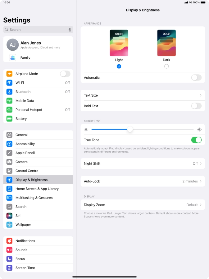 Press Dark. Press Dark.