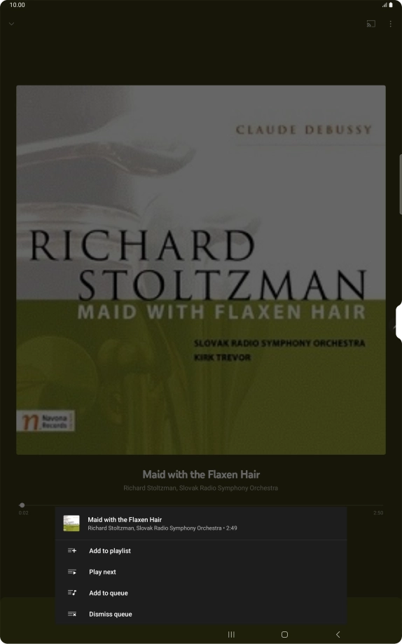 Press Add to playlist. Press Add to playlist.