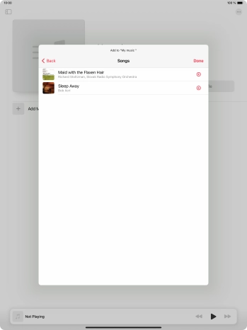 Go to the required category and press the required audio file. Go to the required category and press the required audio file.
