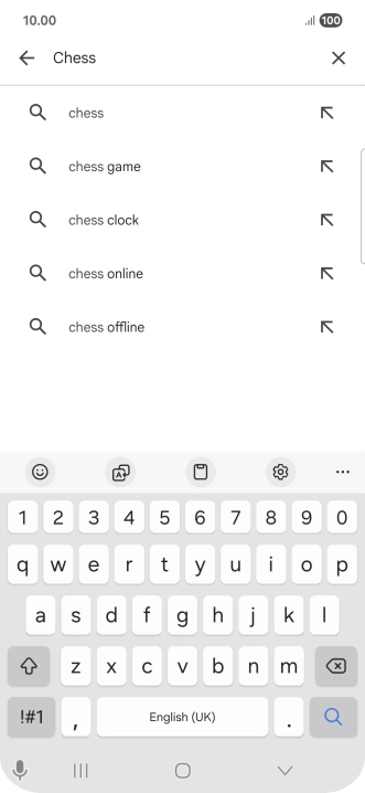 Key in the name or subject of the required app and press the search icon. Key in the name or subject of the required app and press the search icon.