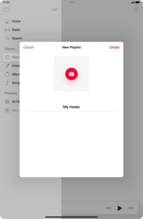 Press Create. Press Create.