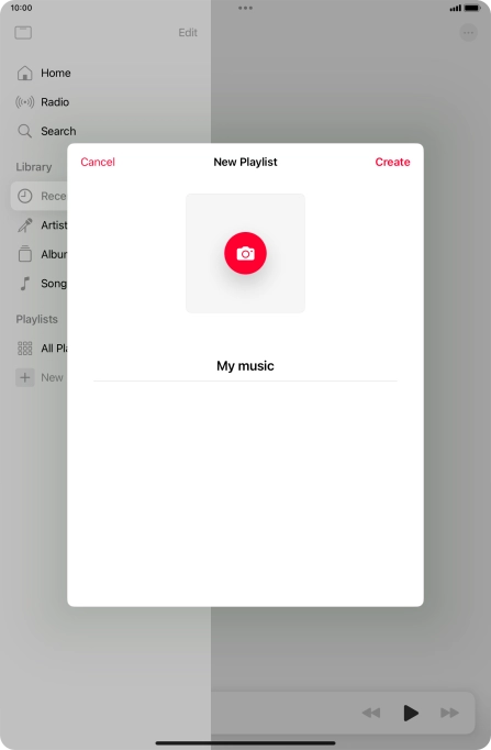 Press Create. Press Create.