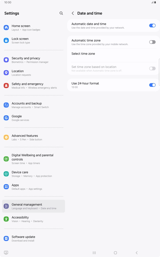 Press the indicator next to Press the indicator next to