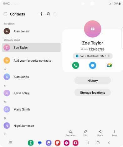 Press the Home key to return to the home screen. Press the Home key to return to the home screen.