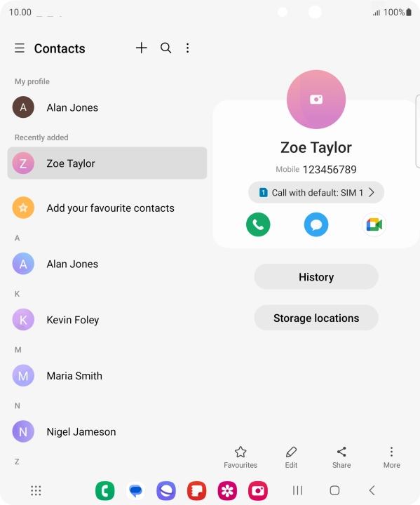 Press the Home key to return to the home screen. Press the Home key to return to the home screen.