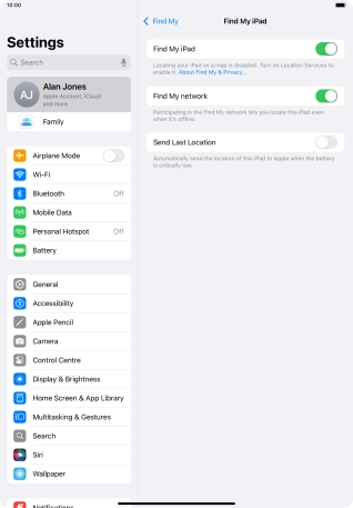 Press the indicator next to Press the indicator next to