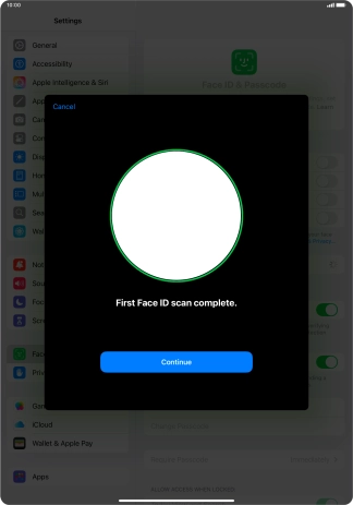 Press Continue. Press Continue.