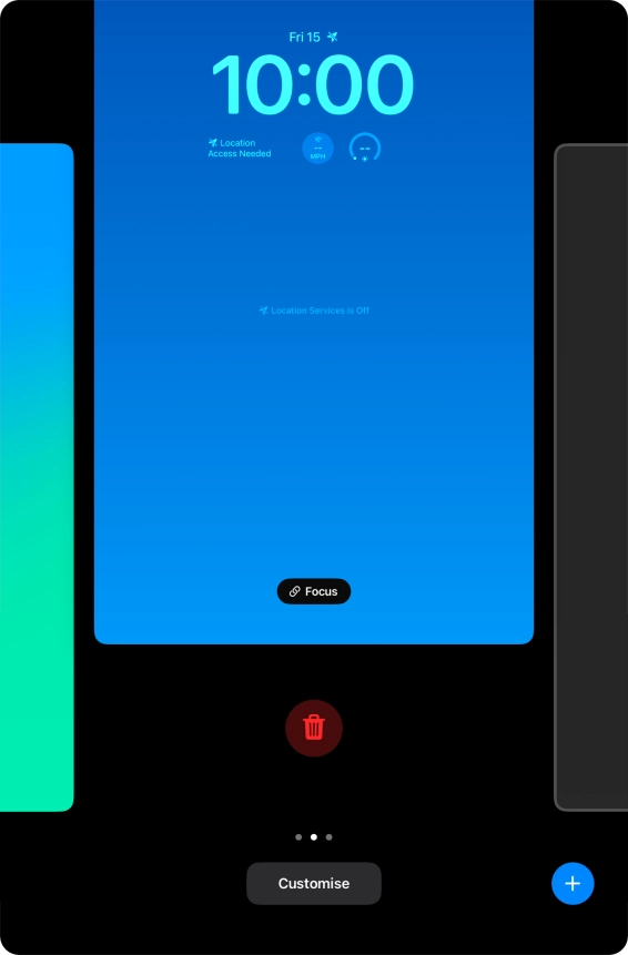 Press the delete icon. Press the delete icon.
