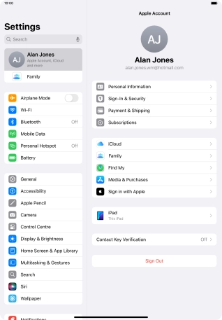 Press Find My. Press Find My.