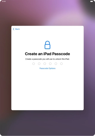 Press Passcode Options. Press Passcode Options.