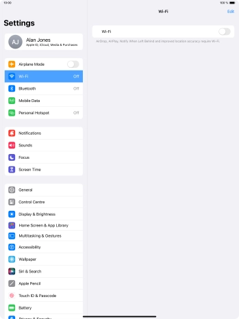 Press the indicator next to Press the indicator next to