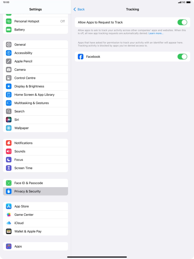 Press the indicator next to Press the indicator next to